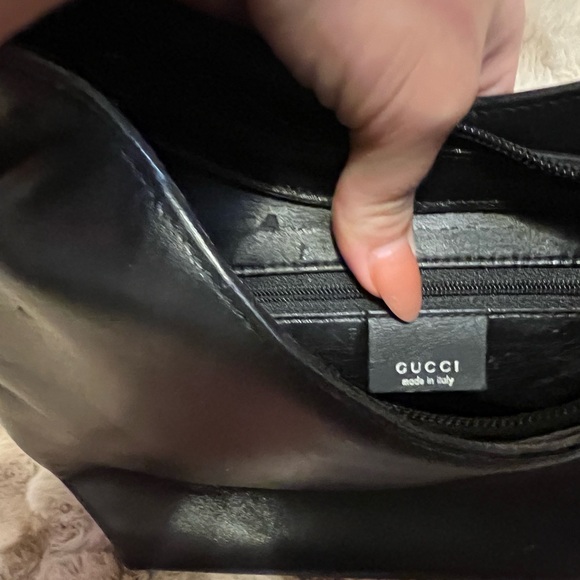 Gucci Bamboo black leather bag Tom Ford era (callouts in photos) please look - Picture 13 of 14